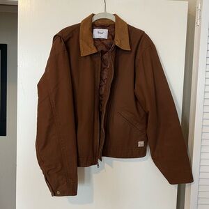 TNA Aritzia Brown Workwear Jacket